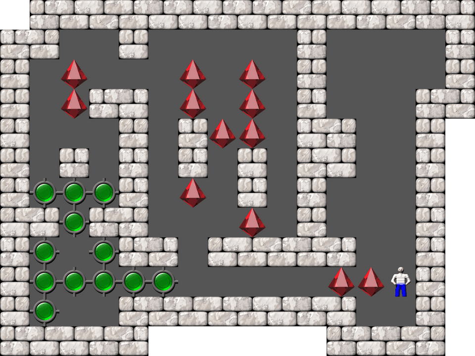 Sokoban Mass Remodel level 1870